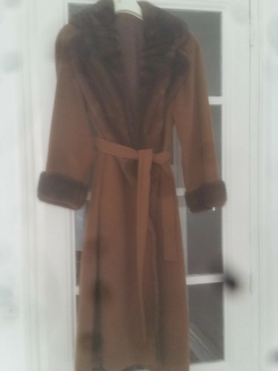 Manteau Fourrure Vison Véritable SPRUNG FRERES PARIS - Taille 42