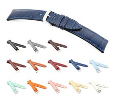 RIOS1931 XL Alligator Style Watch Band "Louisiana", 16-22 mm, 13 colors, new 