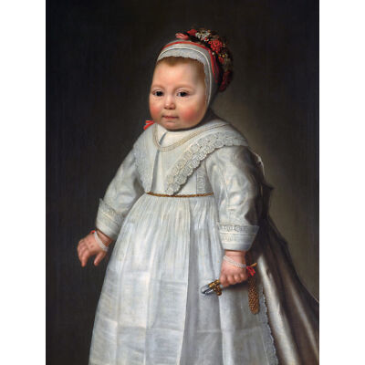 Portrait von Jacoba Bontemantel Baby Gemälde riesiges Wandbild Poster Druck