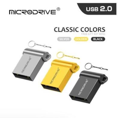 Mini USB 2.0 Flash Drive 16GB 32GB 64GB 128GB USB Stick Pendrive klein Silber
