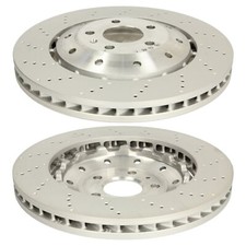 SHW Performance vorne gebohrte Bremsscheiben 365x34mm x2 für Audi RS4 RS5 B8 R8 4S