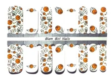Basketball Love Nail Polish Strips / Nail Wraps / Nail Stickers