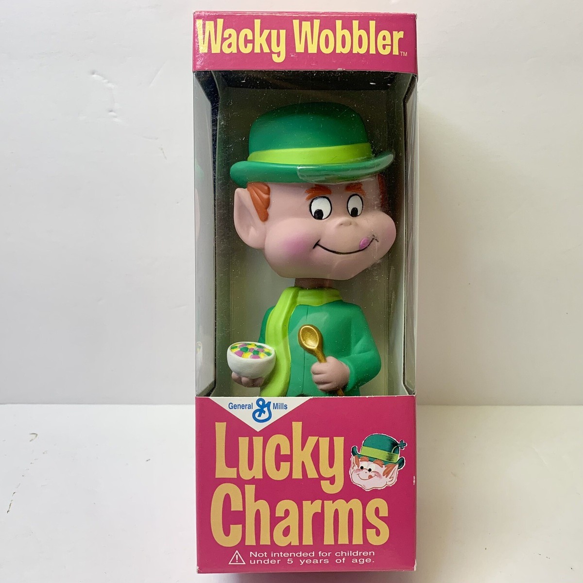その他 funko wacky wobbler Lucky Charms 2002 Funko Wacky Wobblers LUCKY CHARMS Cereal Bobblehead
