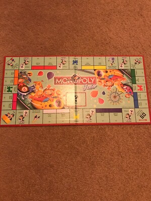 Monopoly Junior (Hasbro 2001) Ersatz-/Ersatzbrett, nur 4 Klappbrett