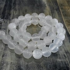 Natural Selenite 10mm, Approx. 40pce Free postage. Oz Seller
