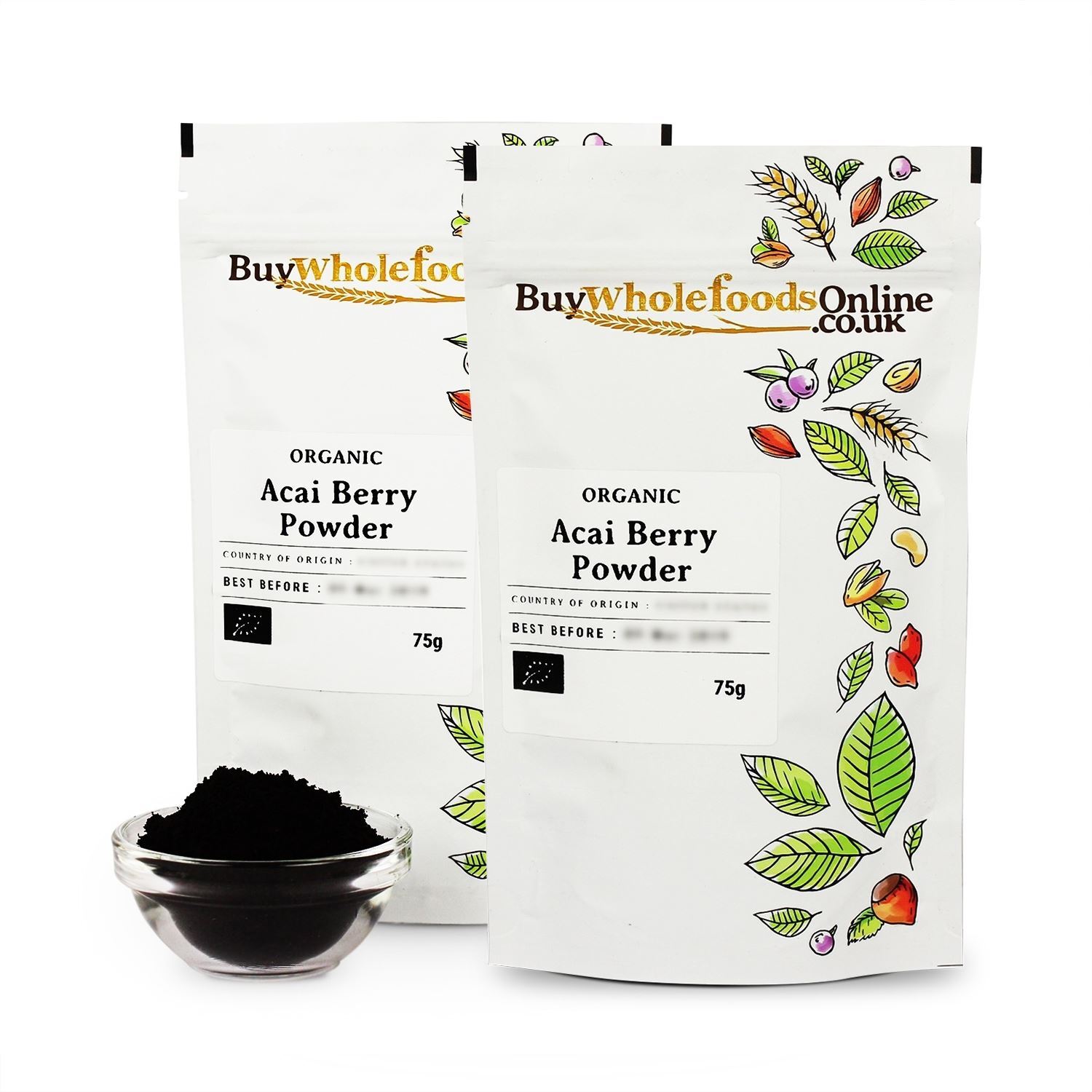 Organic Acai Berry Powder Freeze Dried 150g | BWFO | Free UK Mainland P&P