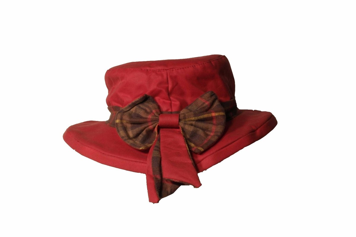 Walker & Hawkes Ladies Wax Riding Thelma Bow Knot Hat W 