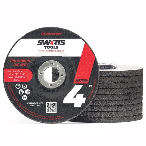 50 x 4" 100MM GRINDING DISC WHEEL 6MM ANGLE GRINDER CUT OFF METAL STEEL FLAP - Picture 8 of 8