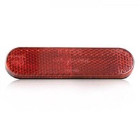 "Reflektor \"Classic\" Abgerundet Rot Katzenauge RüCkstrahler 96 X 24Mm E-GeprüFt"