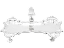 Antique Georgian Sterling Silver Snuffer Tray by John Cafe