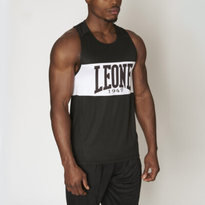 LÖWE ÄRMELLOSES T-SHIRT BOXSHIRT AB224 SCHWARZ BLACK SPORT FITNESSSTUDIO HERREN