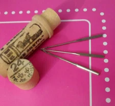 (6) Needles New Royal-Old Style plus Service Treadle Machines  Lot #24