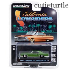 Greenlight California Lowriders 1970 Chevrolet Monte Carlo 1:64 Green 63030 D