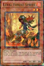 3 x Laval Forest Sprite - DT05-EN026 - Common - Duel Terminal Near Mint, English