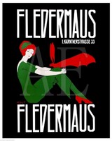 Vp-237 Poster Art 8x10 Fritz Lang - Fledermaus Art Deco Lady Red Bird Vp-237 Poster Art 8x10 Fritz Lang - Fledermaus Art Deco Lady Red Bird