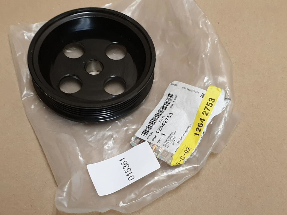 Vauxhall Astra K Water Pump Pulley 2016-on 12642753 Genuine NEW - Image 3 of 4