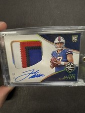 2018 Panini Limited Josh Allen #144 Rookie Patch Auto RPA Gold 18/20 Bills