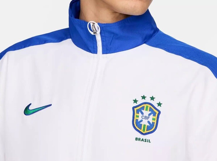 Nike Brazil 1998 Reissue Soccer Replica Track Jacket Men Nike Brazil 1998 Reissue Soccer Replica Track Jacket Men