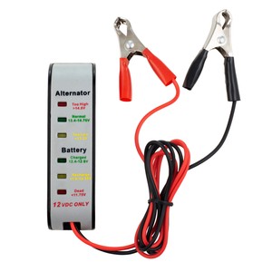 Details About New 12v Digital Battery Alternator Tester With 6 Led Lights Display Car 12 Volt