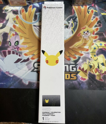 Pokemon TCG 25th Anniversary Celebration Playmat - PokemonCenter.com - Bolt
