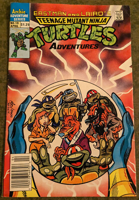 Teenage Mutant Ninja Turtles Adventures #19 - origina 1st printing