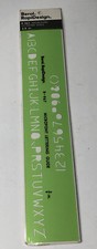 Berol RapiDesign R-967 Microfont Lettering Guide 3/8 in