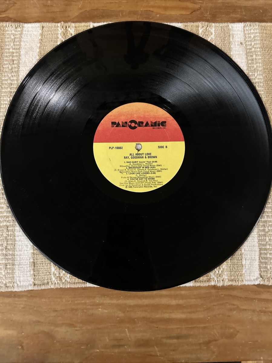 Ray, Goodman & Brown 「All About Love」LP Ray Goodman & Brown - All About Love Who's Gonna Make the