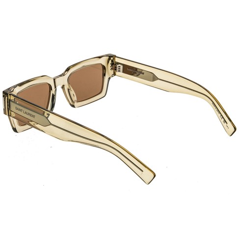 Gafas de sol unisex SAINT LAURENT Naked Wirecore SL 572 SL572 006 cristal amarillo - Imagen 10 de 11