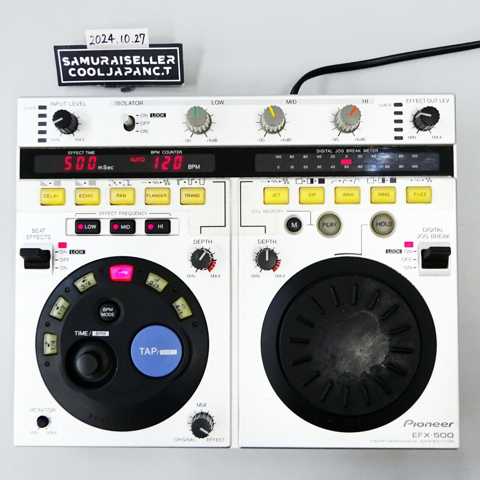 Pioneer effector EFX-500 エフェクター(Pioneer efx500 Pioneer effector EFX-500 エフェクター(Pioneer efx500