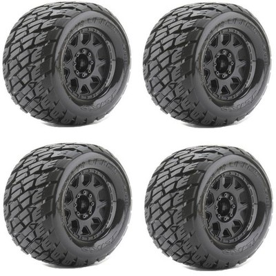 Powerhobby 1/8 MT 3.8 Rockform Belted Mounted Tires (4) FOR Traxxas E-Revo