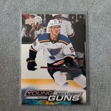 2022-23 Upper Deck Extended Series Young Guns Nikita Alexandrov #708 Blues RC