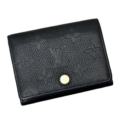 LOUIS VUITTON Monogram Envelope Carte de Visite Kartenetui Schwarz Ohne Box