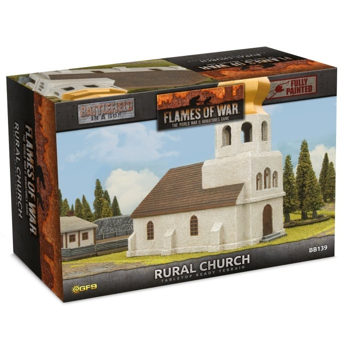 Rural Church - Painted 15mm Scale - Flames of War - Battlefield In A Box