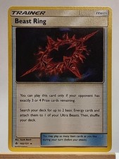 Beast Ring 102/131 Rare Forbidden Light Pokemon Lightly Played
