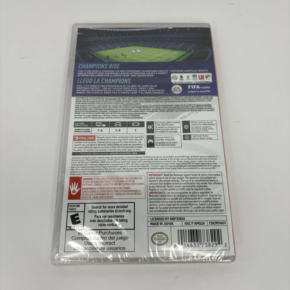 FIFA 19 (Nintendo Switch, 2018) Sealed - Image 2 of 4