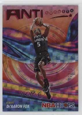 2023-24 Panini NBA Hoops Anti Gravity Hyper Red 12/99 De'Aaron Fox #10 0u7