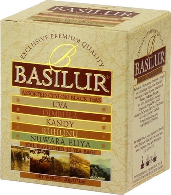 Basilur Ceylon Tea 10 pack