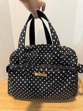 JuJuBe Be Prepared Legacy The Duchess Diaper Bag Black White Polka Dot