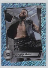 2025 Topps Chrome WWE Aqua Shimmer Refractor /199 Josh Briggs #96 ms9