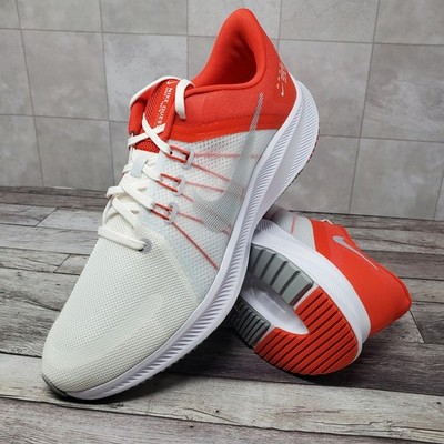 Nike Quest 4 Red White Gray Men's SZ-10 Running Shoes DA1105-100 Men's Size 12