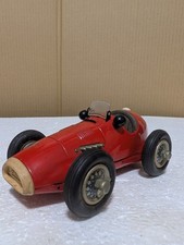 Vintage tin toy Schuco Grand Prix Racer 1070 red tin wind-up car body only Need