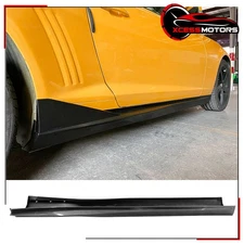 Fits 10-15 Chevy Camaro LS LT SS IKON V3 Style Side Skirts Panel PP - CF Print