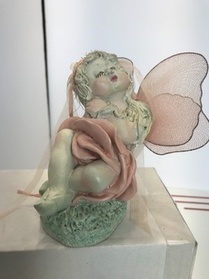 My Fairy Fee Rosee Figurine Signed Linda Hefner 1993  MCK Gifts    .b2
