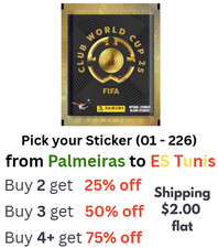 Panini FIFA Club World Cup 2025 Stickers #01 - #226 ***Update: 10/04***