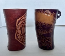 Handmade Peruvian Leather Hand Tooled Aluminu...