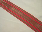 Belgium: War Cross ribbon 1914 - 1918 Antique weaving