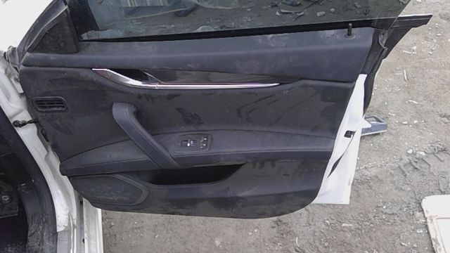 19 MASERATI GHIBLI Front Door Trim Panel Right passenger black leather