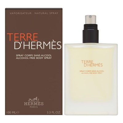 Terre D'Hermes by Hermes for Men 3.3 oz Alcohol-Free Body Spray