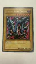 Yu-Gi-Oh Serpent Night Dragon MRL-103 Reverse Secret Foil Misprint Error HP/DMG