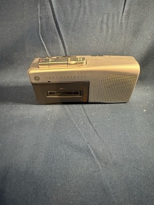 GE Fast Playback Microcassette 3-5377A Auto Voice Recorder Tape Microphone Works